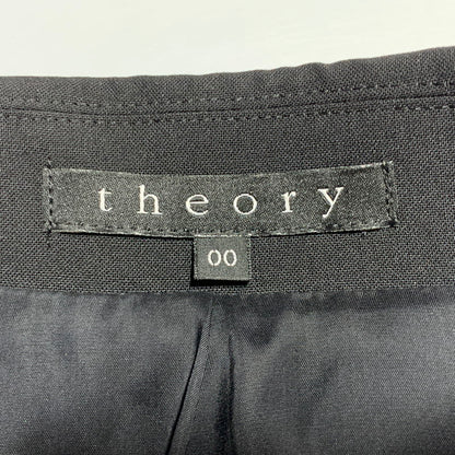【中古品】【レディース】 theory セオリー 1B TAILORED SUIT SET-UP テーラード スーツ セットアップ 168-260701-as-01-izu サイズ：00 カラー：ブラック 万代Net店