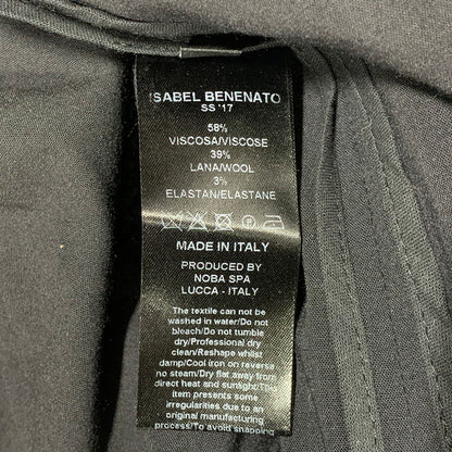 【中古品】【レディース】 ISABEL BENENATO イザベルベネナート LONG ONE PIECE ロングワンピース 168-260701-as-02-izu サイズ：38 カラー：ブラック 万代Net店