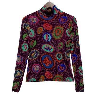 【中古品】【レディース】 VIVIENNE TAM ヴィヴィアンタム POWER NET L/S TEE 13276010 パワーネット ロングスリーブ Tシャツ 長袖 168-260701-as-04-izu サイズ：38 カラー：マルチカラー 万代Net店
