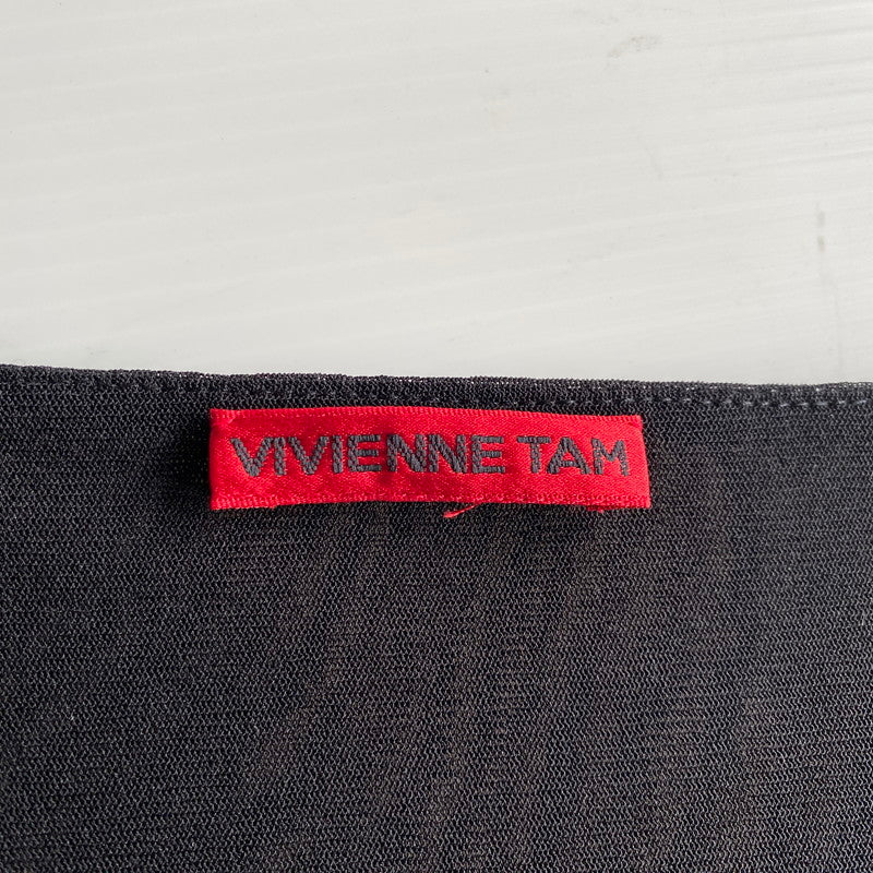【中古品】【レディース】 VIVIENNE TAM ヴィヴィアンタム 015-210916 POWER NET CHINA CUT SEW パワー ネット チャイナ カットソー トップス 長袖 168-260622-cs-14-izu サイズ：1 カラー：マルチ 万代Net店