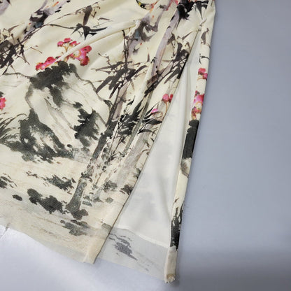 【中古品】【レディース】 VIVIENNE TAM ヴィヴィアンタム INK PAINTING ONE PIECE 07175387 インクペインティング ワンピース 168-260623-as-06-izu サイズ：38 カラー：クリーム系 万代Net店