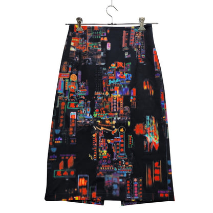 【中古品】【レディース】 VIVIENNE TAM ヴィヴィアンタム 13275922 HONG KONG NEON PRINT SKIRT 香港 ネオン プリント スカート 168-260702-cs-09-izu サイズ：38 カラー：マルチ 万代Net店