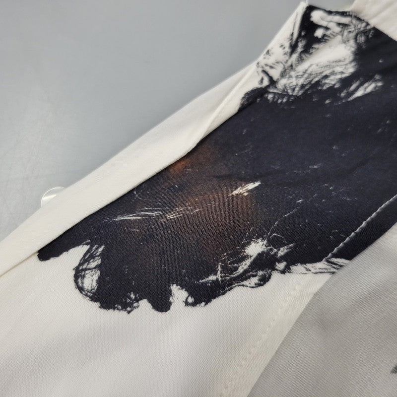 【中古品】【メンズ】 NISHIMOTO IS THE MOUTH ニシモトイズザマウス PORTRAIT HAWAIIAN SHIRT ポートレイト ハワイアン シャツ トップス 半袖 142-260702-cs-02-izu サイズ：L カラー：ホワイト 万代Net店
