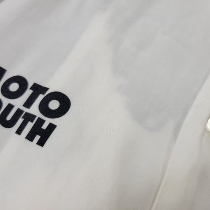 【中古品】【メンズ】 NISHIMOTO IS THE MOUTH ニシモトイズザマウス PORTRAIT HAWAIIAN SHIRT ポートレイト ハワイアン シャツ トップス 半袖 142-260702-cs-02-izu サイズ：L カラー：ホワイト 万代Net店
