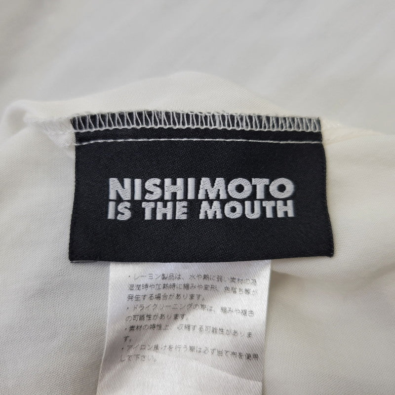 【中古品】【メンズ】 NISHIMOTO IS THE MOUTH ニシモトイズザマウス PORTRAIT HAWAIIAN SHIRT ポートレイト ハワイアン シャツ トップス 半袖 142-260702-cs-02-izu サイズ：L カラー：ホワイト 万代Net店