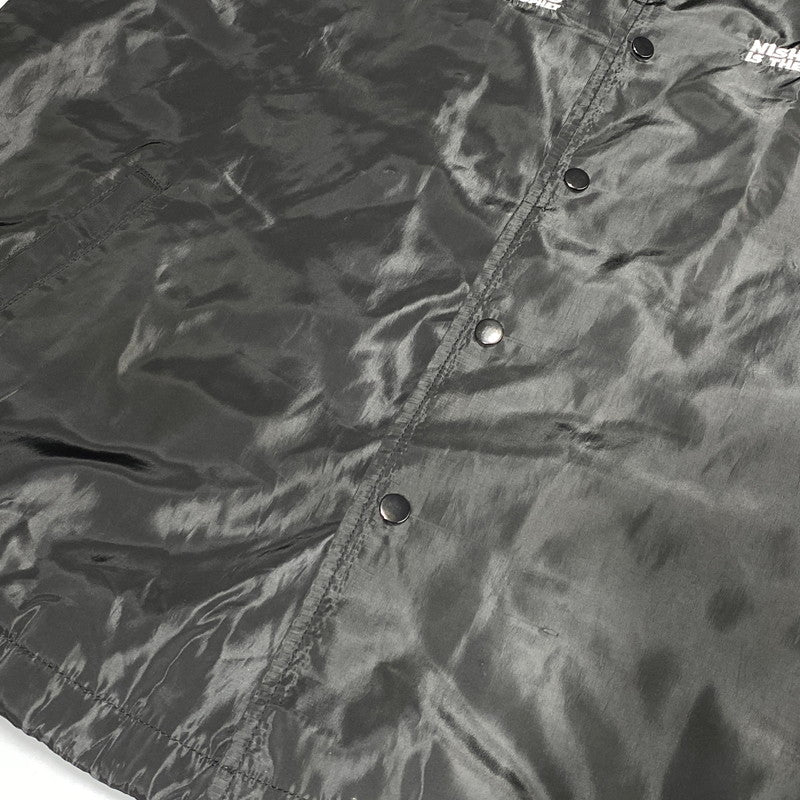【中古品】【メンズ】 NISHIMOTO IS THE MOUTH ニシモト イズ ザ マウス COACH JACKET コーチジャケット 142-260624-as-09-izu サイズ：M-L カラー：ブラック 万代Net店