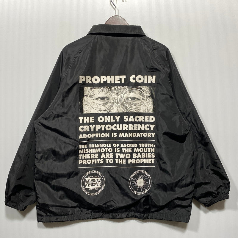 【中古品】【メンズ】 NISHIMOTO IS THE MOUTH ニシモト イズ ザ マウス COACH JACKET コーチジャケット 142-260624-as-09-izu サイズ：M-L カラー：ブラック 万代Net店