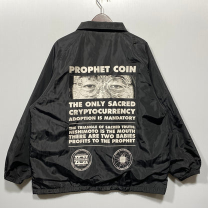 【中古品】【メンズ】 NISHIMOTO IS THE MOUTH ニシモト イズ ザ マウス COACH JACKET コーチジャケット 142-260624-as-09-izu サイズ：M-L カラー：ブラック 万代Net店