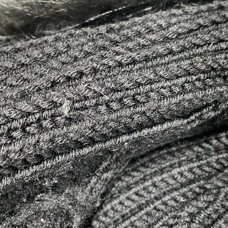【中古品】【レディース】 GUCCI グッチ RABBIT FUR CARDIGAN 148641 X9247 ファー カーディガン 長袖 168-260624-as-05-izu サイズ：XS カラー：ブラック 万代Net店