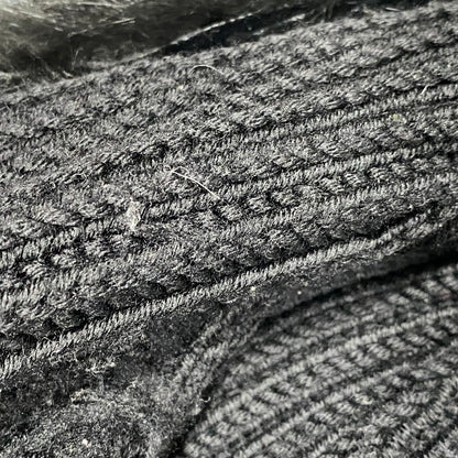 【中古品】【レディース】 GUCCI グッチ RABBIT FUR CARDIGAN 148641 X9247 ファー カーディガン 長袖 168-260624-as-05-izu サイズ：XS カラー：ブラック 万代Net店