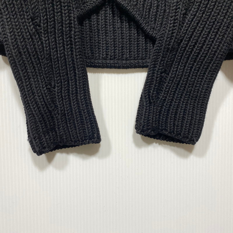 【中古品】【レディース】 GUCCI グッチ RABBIT FUR CARDIGAN 148641 X9247 ファー カーディガン 長袖 168-260624-as-05-izu サイズ：XS カラー：ブラック 万代Net店