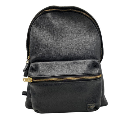 【中古品】【メンズ/レディース】 PORTER×5525GALLERY ポーター×5525ギャラリー LEATHER BACK PACK レザー バック パック カバン 鞄 188-260624-cs-08-izu カラー：ブラック 万代Net店