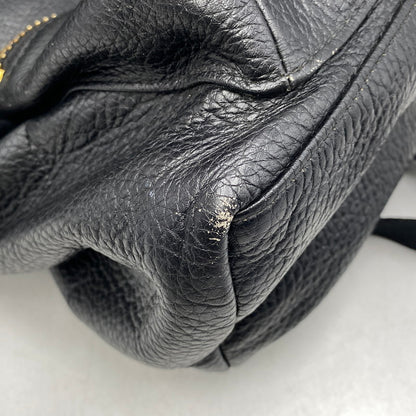 【中古品】【メンズ/レディース】 PORTER×5525GALLERY ポーター×5525ギャラリー LEATHER BACK PACK レザー バック パック カバン 鞄 188-260624-cs-08-izu カラー：ブラック 万代Net店