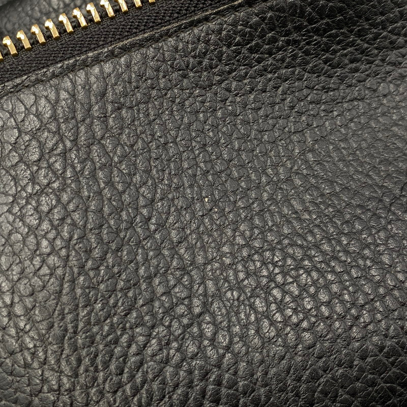 【中古品】【メンズ/レディース】 PORTER×5525GALLERY ポーター×5525ギャラリー LEATHER BACK PACK レザー バック パック カバン 鞄 188-260624-cs-08-izu カラー：ブラック 万代Net店