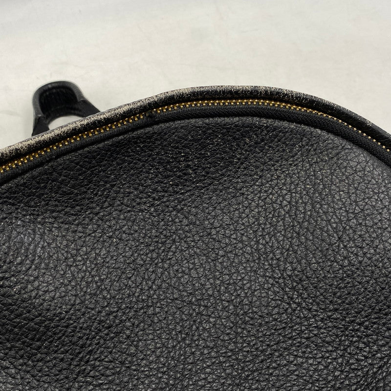 【中古品】【メンズ/レディース】 PORTER×5525GALLERY ポーター×5525ギャラリー LEATHER BACK PACK レザー バック パック カバン 鞄 188-260624-cs-08-izu カラー：ブラック 万代Net店