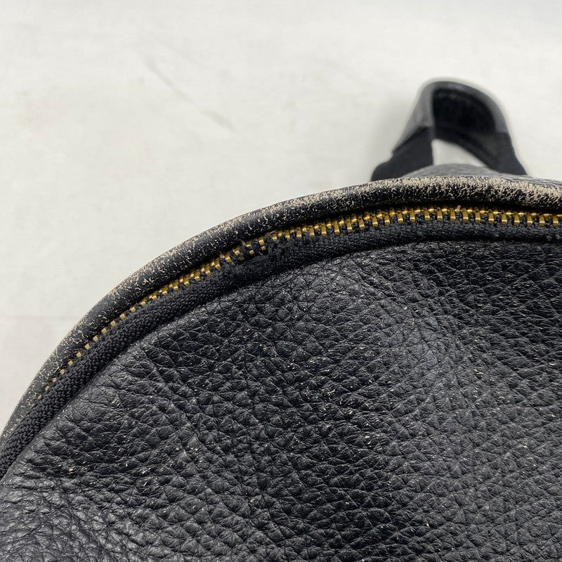 【中古品】【メンズ/レディース】 PORTER×5525GALLERY ポーター×5525ギャラリー LEATHER BACK PACK レザー バック パック カバン 鞄 188-260624-cs-08-izu カラー：ブラック 万代Net店