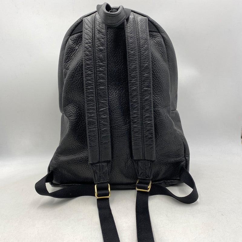 【中古品】【メンズ/レディース】 PORTER×5525GALLERY ポーター×5525ギャラリー LEATHER BACK PACK レザー バック パック カバン 鞄 188-260624-cs-08-izu カラー：ブラック 万代Net店