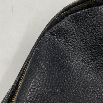 【中古品】【メンズ/レディース】 PORTER×5525GALLERY ポーター×5525ギャラリー LEATHER BACK PACK レザー バック パック カバン 鞄 188-260624-cs-08-izu カラー：ブラック 万代Net店