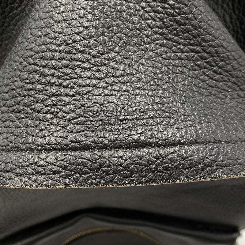 【中古品】【メンズ/レディース】 PORTER×5525GALLERY ポーター×5525ギャラリー LEATHER BACK PACK レザー バック パック カバン 鞄 188-260624-cs-08-izu カラー：ブラック 万代Net店