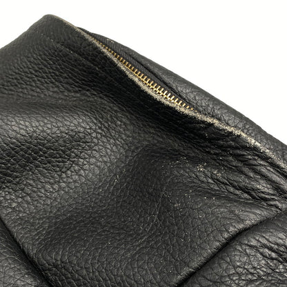 【中古品】【メンズ/レディース】 PORTER×5525GALLERY ポーター×5525ギャラリー LEATHER BACK PACK レザー バック パック カバン 鞄 188-260624-cs-08-izu カラー：ブラック 万代Net店