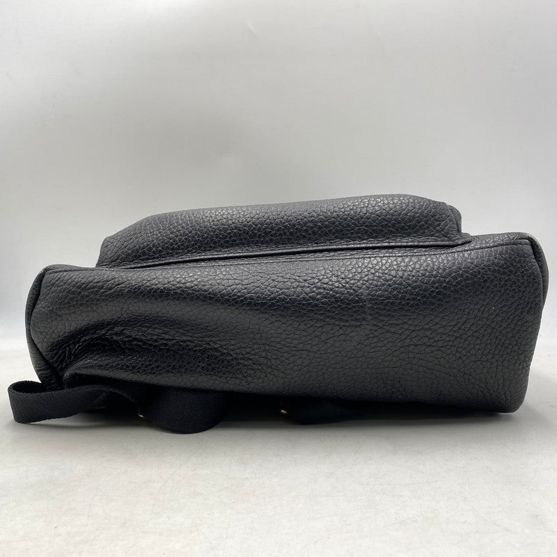 【中古品】【メンズ/レディース】 PORTER×5525GALLERY ポーター×5525ギャラリー LEATHER BACK PACK レザー バック パック カバン 鞄 188-260624-cs-08-izu カラー：ブラック 万代Net店