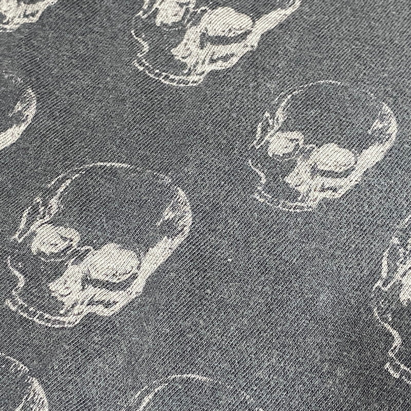 【中古品】【メンズ】 USED SKULL TEE スカル Tシャツ 半袖 エルサルバドル製 146-260624-as-06-izu サイズ：M カラー：ブラック 万代Net店