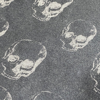 【中古品】【メンズ】 USED SKULL TEE スカル Tシャツ 半袖 エルサルバドル製 146-260624-as-06-izu サイズ：M カラー：ブラック 万代Net店