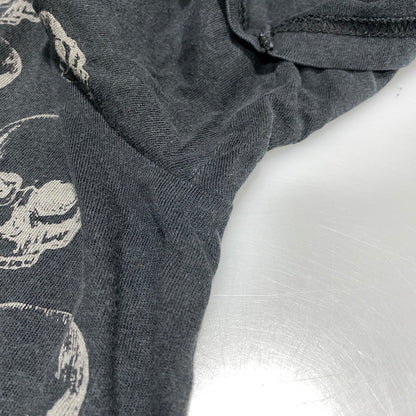 【中古品】【メンズ】 USED SKULL TEE スカル Tシャツ 半袖 エルサルバドル製 146-260624-as-06-izu サイズ：M カラー：ブラック 万代Net店