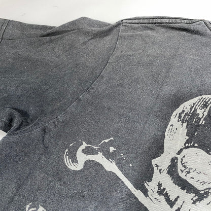 【中古品】【メンズ】 USED SKULL TEE スカル Tシャツ 半袖 エルサルバドル製 146-260624-as-06-izu サイズ：M カラー：ブラック 万代Net店