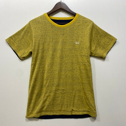 【中古品】【メンズ】 STUSSY ステューシー STUSSY WORLD LEAGUE REVERSIBLE S S TEE ステューシー ワールド リーグ リバーシブル ショートスリーブ Tシャツ トップス 半袖 142-260712-ya-11-izu サイズ：S カラー：ネイビー/イエロー 万代Net店