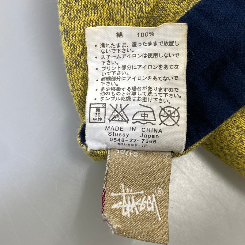 【中古品】【メンズ】 STUSSY ステューシー STUSSY WORLD LEAGUE REVERSIBLE S S TEE ステューシー ワールド リーグ リバーシブル ショートスリーブ Tシャツ トップス 半袖 142-260712-ya-11-izu サイズ：S カラー：ネイビー/イエロー 万代Net店