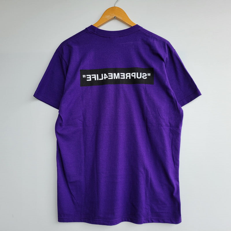 【中古品】【メンズ】 SUPREME シュプリーム 24FW 4 LIFE TEE ライフ Tシャツ トップス 半袖 149-260623-ya-11-izu サイズ：M カラー：パープル 万代Net店
