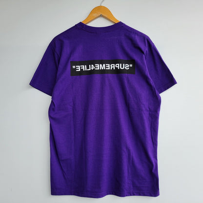 【中古品】【メンズ】 SUPREME シュプリーム 24FW 4 LIFE TEE ライフ Tシャツ トップス 半袖 149-260623-ya-11-izu サイズ：M カラー：パープル 万代Net店