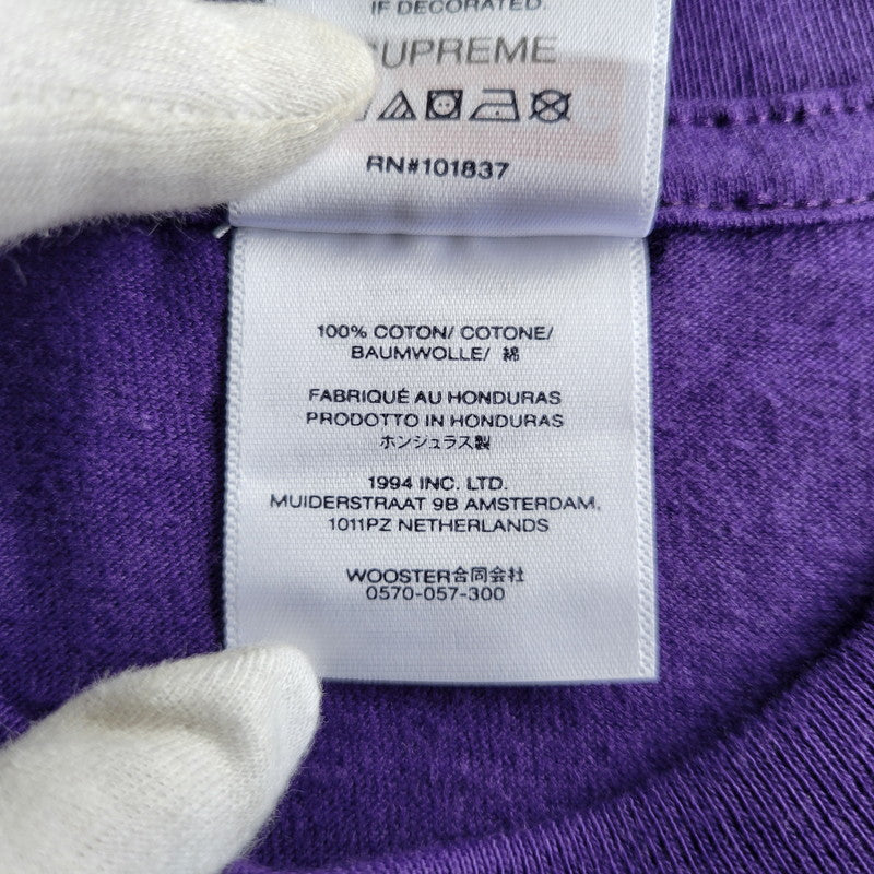 【中古品】【メンズ】 SUPREME シュプリーム 24FW 4 LIFE TEE ライフ Tシャツ トップス 半袖 149-260623-ya-11-izu サイズ：M カラー：パープル 万代Net店