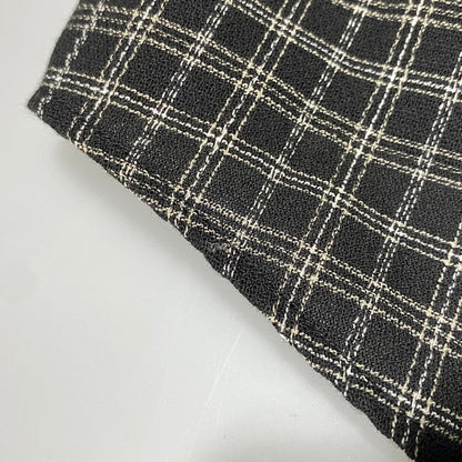 【中古品】【メンズ】 COOTIE PRODUCTIONS クーティープロダクションズ AMUNDSEN CHECK OVERSIZED HALF ZIP L/S SHIRTS アムンゼンチェック オーバーサイズ ハーフジップ 長袖シャツ 142-260624-as-07-izu サイズ：L カラー：ブラック系 万代Net店