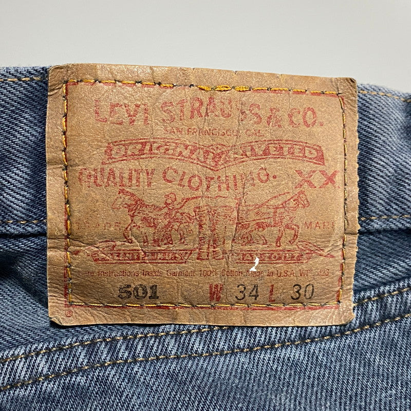 【中古品】【メンズ】 Levi's リーバイス DENIM PANTS 501-1631 デニムパンツ 刻印511M USA製 後染め ジーンズ 157-260623-as-14-izu サイズ：34×30 カラー：ブルー系 万代Net店
