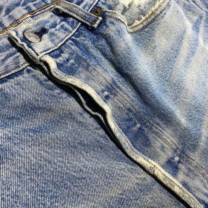 【現状渡し品】【メンズ】 Levi's リーバイス 501XX DENIM PANTS 2501-0117 デニムパンツ 刻印653 USA製 ジーンズ 157-260623-as-16-izu サイズ：35×40 カラー：ライトインディゴ 万代Net店