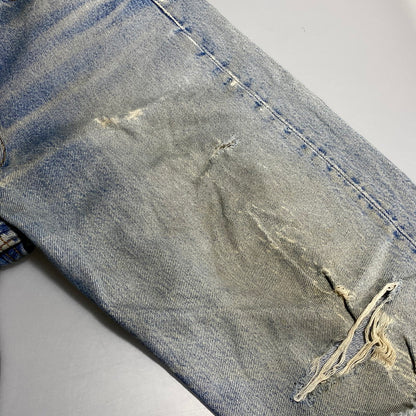【現状渡し品】【メンズ】 Levi's リーバイス 501XX DENIM PANTS 2501-0117 デニムパンツ 刻印653 USA製 ジーンズ 157-260623-as-16-izu サイズ：35×40 カラー：ライトインディゴ 万代Net店