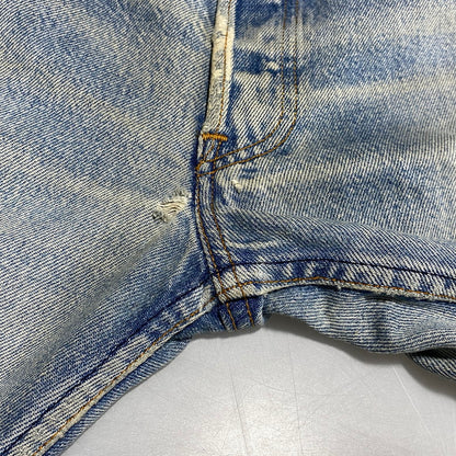 【現状渡し品】【メンズ】 Levi's リーバイス 501XX DENIM PANTS 2501-0117 デニムパンツ 刻印653 USA製 ジーンズ 157-260623-as-16-izu サイズ：35×40 カラー：ライトインディゴ 万代Net店
