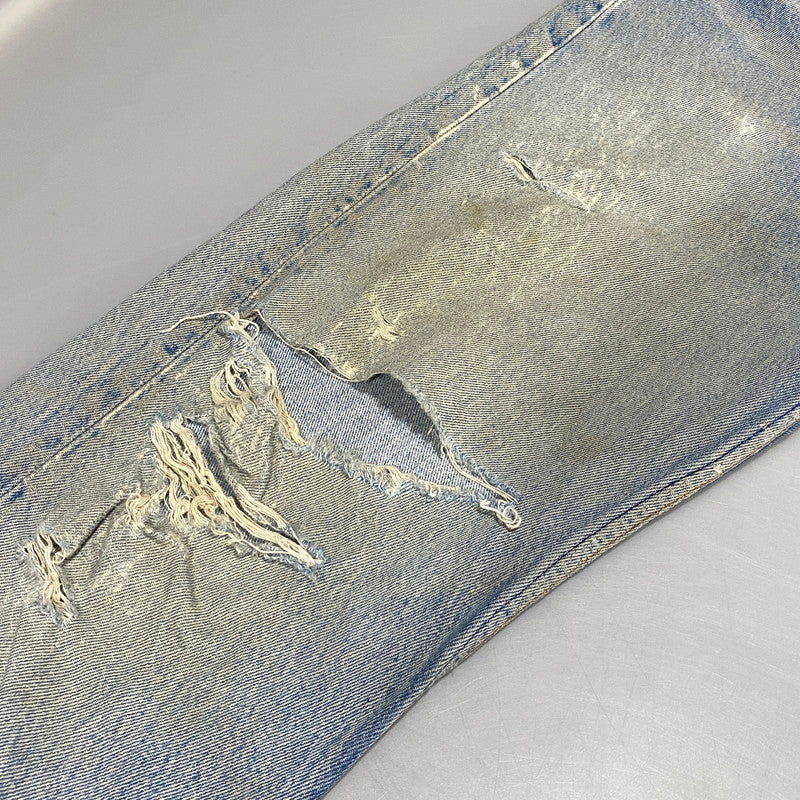 【現状渡し品】【メンズ】 Levi's リーバイス 501XX DENIM PANTS 2501-0117 デニムパンツ 刻印653 USA製 ジーンズ 157-260623-as-16-izu サイズ：35×40 カラー：ライトインディゴ 万代Net店