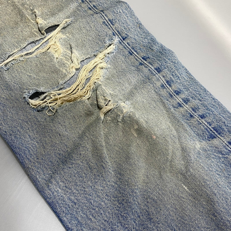 【現状渡し品】【メンズ】 Levi's リーバイス 501XX DENIM PANTS 2501-0117 デニムパンツ 刻印653 USA製 ジーンズ 157-260623-as-16-izu サイズ：35×40 カラー：ライトインディゴ 万代Net店