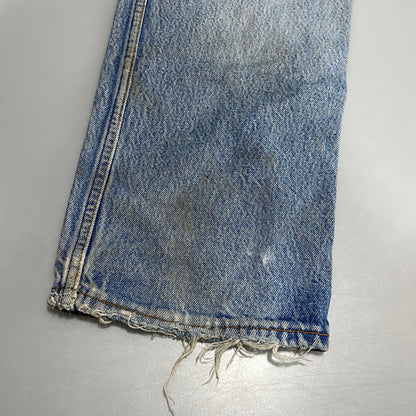 【現状渡し品】【メンズ】 Levi's リーバイス 501XX DENIM PANTS 2501-0117 デニムパンツ 刻印653 USA製 ジーンズ 157-260623-as-16-izu サイズ：35×40 カラー：ライトインディゴ 万代Net店