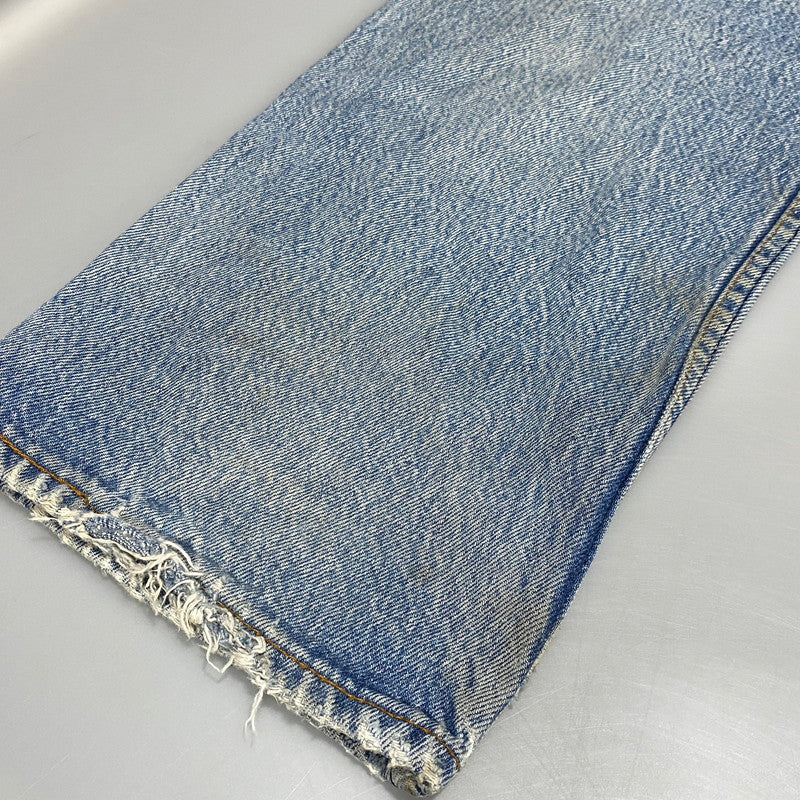 【現状渡し品】【メンズ】 Levi's リーバイス 501XX DENIM PANTS 2501-0117 デニムパンツ 刻印653 USA製 ジーンズ 157-260623-as-16-izu サイズ：35×40 カラー：ライトインディゴ 万代Net店