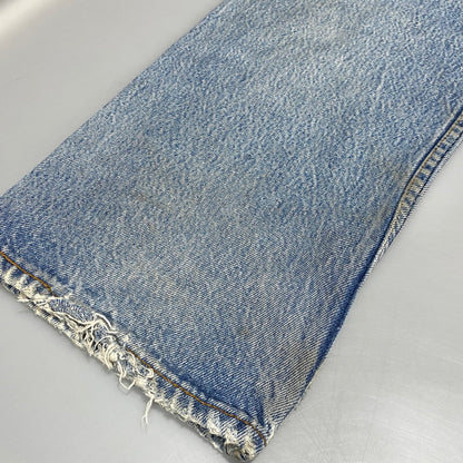 【現状渡し品】【メンズ】 Levi's リーバイス 501XX DENIM PANTS 2501-0117 デニムパンツ 刻印653 USA製 ジーンズ 157-260623-as-16-izu サイズ：35×40 カラー：ライトインディゴ 万代Net店
