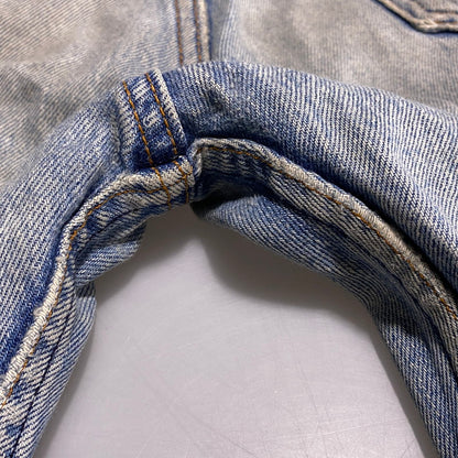【現状渡し品】【メンズ】 Levi's リーバイス 501XX DENIM PANTS 2501-0117 デニムパンツ 刻印653 USA製 ジーンズ 157-260623-as-16-izu サイズ：35×40 カラー：ライトインディゴ 万代Net店