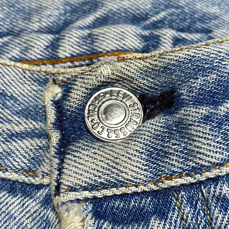 【現状渡し品】【メンズ】 Levi's リーバイス 501XX DENIM PANTS 2501-0117 デニムパンツ 刻印653 USA製 ジーンズ 157-260623-as-16-izu サイズ：35×40 カラー：ライトインディゴ 万代Net店