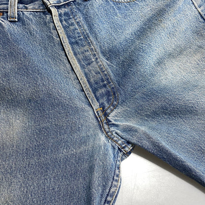 【中古品】【メンズ】 Levi's リーバイス DENIM PANTS 00501-0115 デニムパンツ 刻印501 USA製 ジーンズ 157-260623-as-15-izu サイズ：34×30 カラー：インディゴ 万代Net店