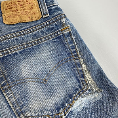 【中古品】【メンズ】 Levi's リーバイス DENIM PANTS 00501-0115 デニムパンツ 刻印501 USA製 ジーンズ 157-260623-as-15-izu サイズ：34×30 カラー：インディゴ 万代Net店