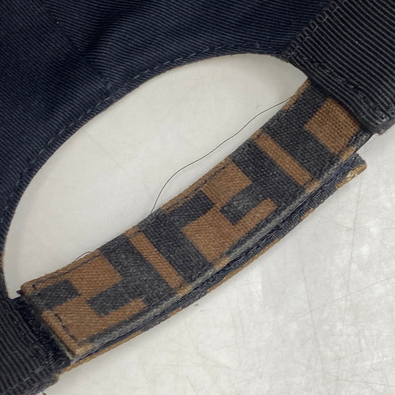 【中古品】【メンズ/レディース】 FENDI フェンディ FXQ768 A660 TU 65050010 ズッカ柄 BASEBALL CAP ベースボール キャップ 帽子 183-260624-cs-05-izu サイズ：F カラー：ブラウン 万代Net店