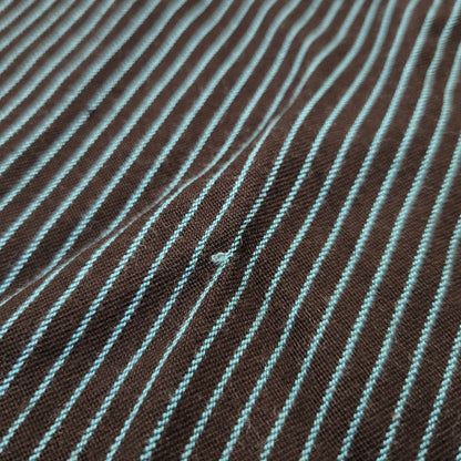 【中古品】【メンズ】 WACKO MARIA ワコマリア LS STRIPE SHIRT ロングスリーブ ストライプ シャツ トップス 長袖 142-260702-cs-03-izu サイズ：M カラー：ブラック×グリーン系 万代Net店